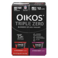 Oikos Triple Zero Greek Yogurt Variety Pack, 63.6 Ounce